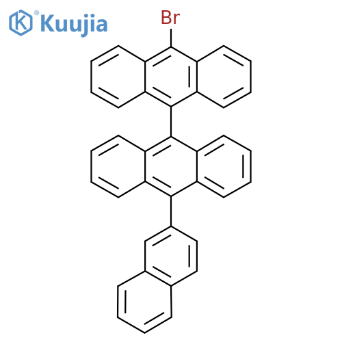 9-Bromo-10-(10-naphthalen-2-ylanthracen-9-yl)anthracene structure