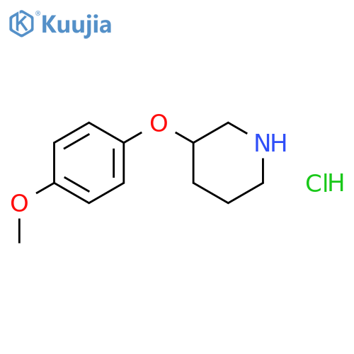 3-(4-Methoxyphenoxy)piperidine HCl structure