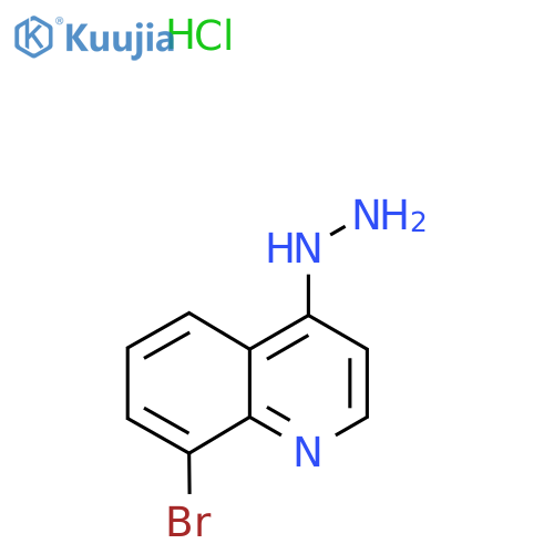 8-Bromo-4-hydrazinoquinoline hydrochloride structure