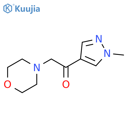 1-(1-methyl-1H-pyrazol-4-yl)-2-(morpholin-4-yl)ethan-1-one structure