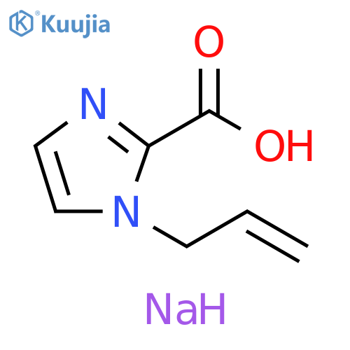 sodium 1-(prop-2-en-1-yl)-1H-imidazole-2-carboxylate structure