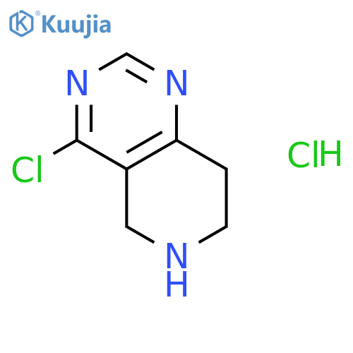 4-Chloro-5,6,7,8-tetrahydropyrido4,3-dpyrimidine Hydrochloride structure