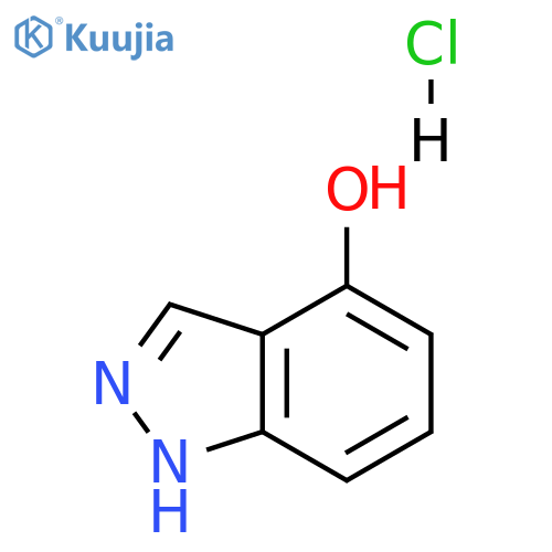 1H-indazol-4-ol HCL structure