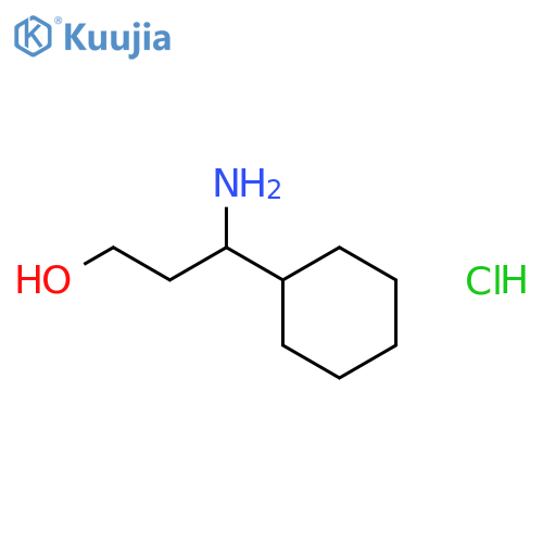 3-Amino-3-cyclohexyl-propan-1-ol Hydrochloride structure