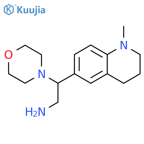 2-(1-methyl-1,2,3,4-tetrahydroquinolin-6-yl)-2-(morpholin-4-yl)ethan-1-amine structure