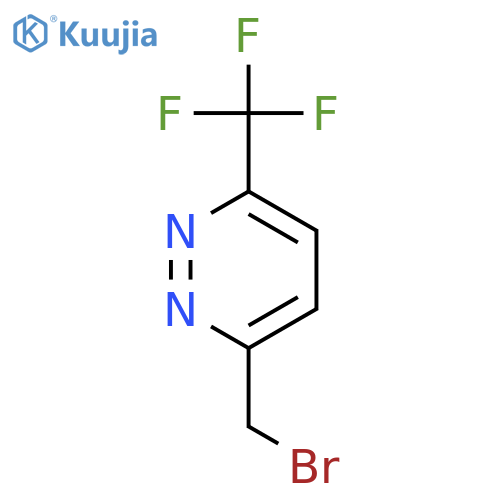 3-(bromomethyl)-6-(trifluoromethyl)-Pyridazine structure