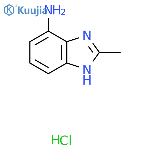 2-Methyl-3H-benzimidazol-4-amine hydrochloride structure