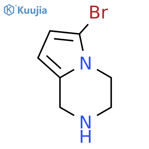 6-Bromo-1,2,3,4-tetrahydropyrrolo[1,2-a]pyrazine structure