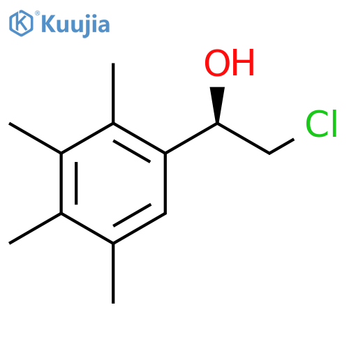 Benzenemethanol, α-(chloromethyl)-2,3,4,5-tetramethyl-, (αR)- structure