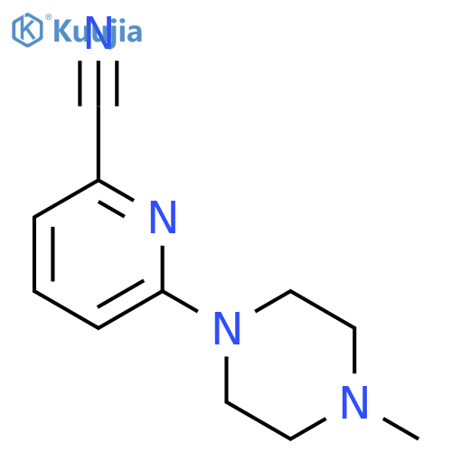 6-(4-Methylpiperazin-1-yl)pyridine-2-carbonitrile structure