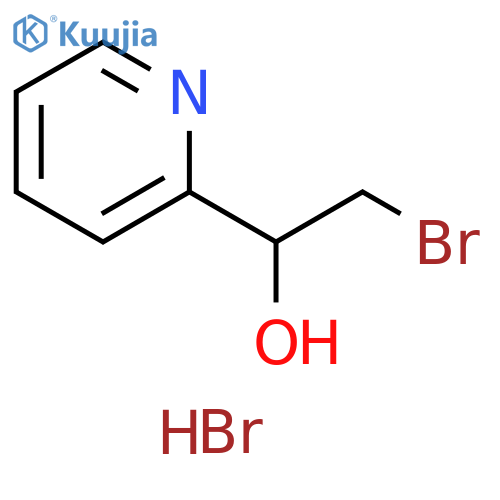 2-Bromo-1-(pyridin-2-yl)ethanol hydrobromide structure