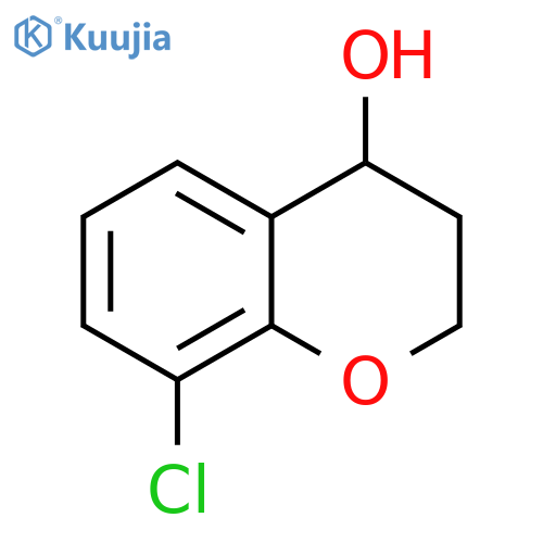 8-chloro-3,4-dihydro-2H-1-benzopyran-4-ol structure