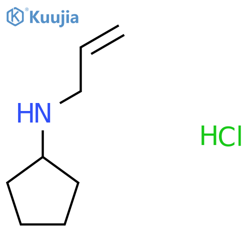 N-allylcyclopentanamine;hydrochloride structure