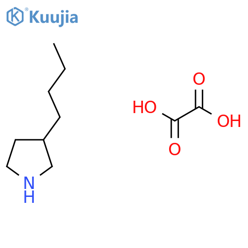 3-Butylpyrrolidine oxalate structure
