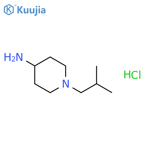 1-Isobutylpiperidin-4-amine hydrochloride structure