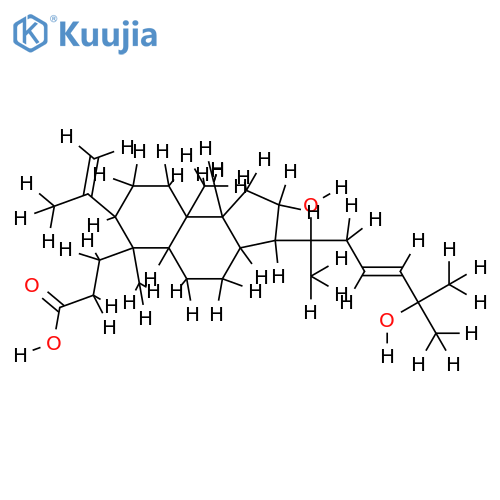 (23E)-(20S)-20,25-dihydroxy-3,4-secodammara-4(28),23-dien-3-oic acid structure