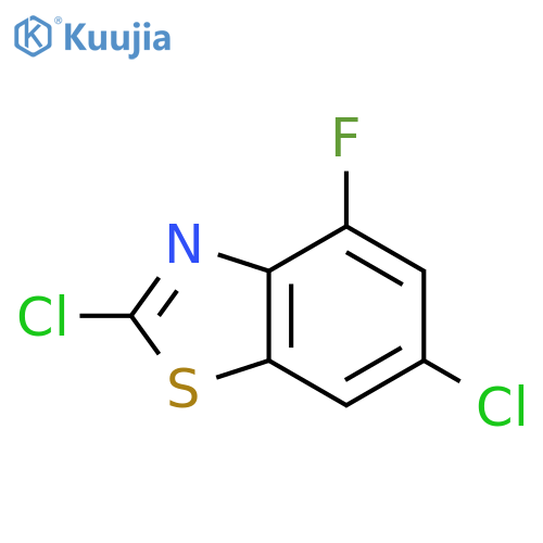 2,6-dichloro-4-fluoro-1,3-benzothiazole structure