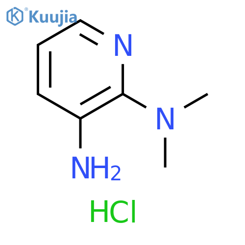 N2,N2-dimethylpyridine-2,3-diamine dihydrochloride structure