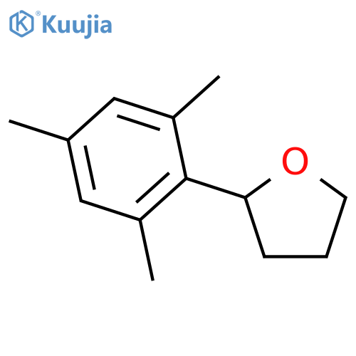 Furan, tetrahydro-2-(2,4,6-trimethylphenyl)- structure