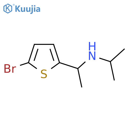 1-(5-bromothiophen-2-yl)ethyl(propan-2-yl)amine structure