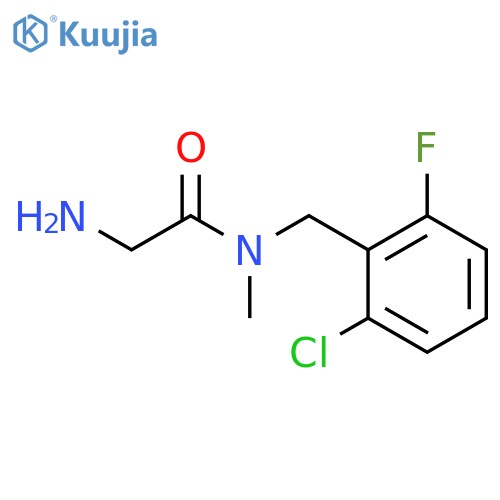 2-AMino-N-(2-chloro-6-fluoro-benzyl)-N-Methyl-acetaMide structure