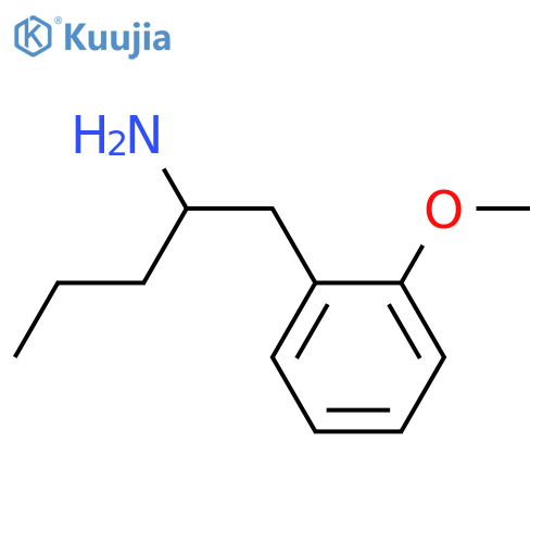 1-(2-METHOXYPHENYL)PENTAN-2-AMINE structure