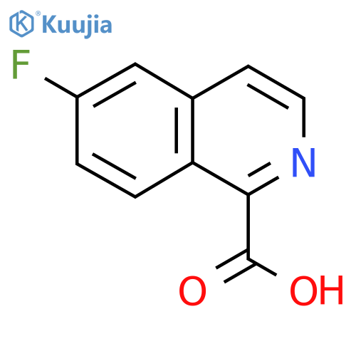 6-Fluoroisoquinoline-1-carboxylic acid structure