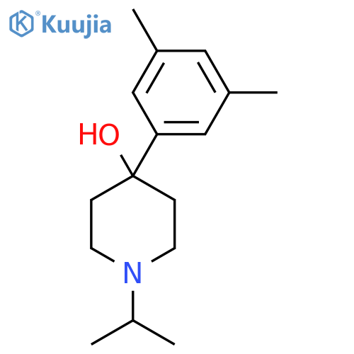 4-(3,5-DIMETHYLPHENYL)-1-ISOPROPYLPIPERIDIN-4-OL structure