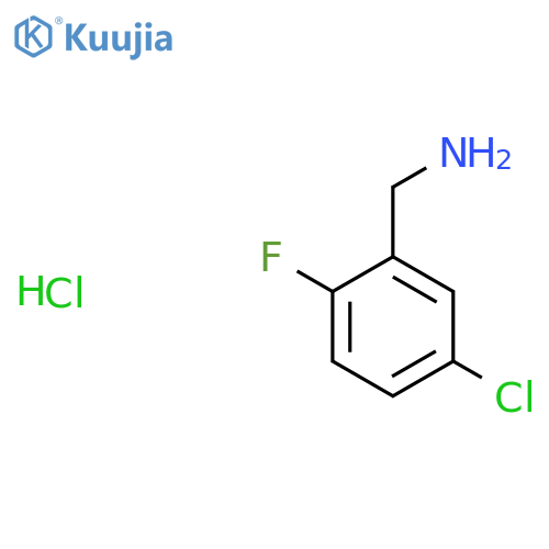 5-Chloro-2-fluorobenzylamine hydrochloride structure