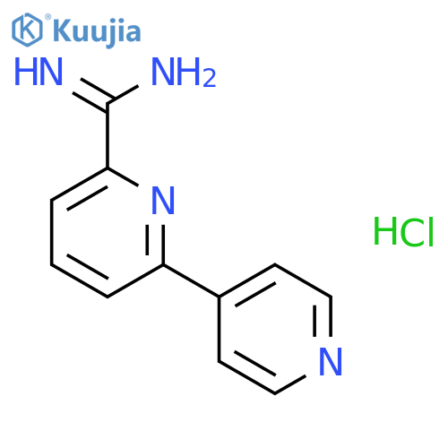 [2,4'-Bipyridine]-6-carboximidamide hydrochloride structure