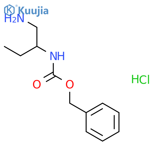 2-N-Cbz-Butane-1,2-diamine hydrochloride structure