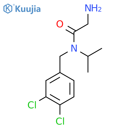 2-Amino-N-(3,4-dichloro-benzyl)-N-isopropyl-acetamide structure