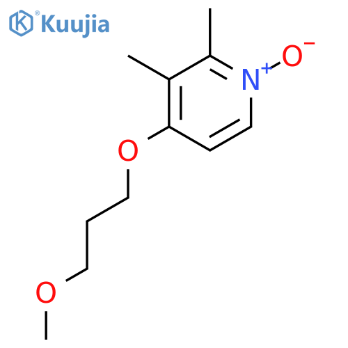 4-(3-Methoxypropoxy)-2,3-dimethylpyridin-1-ium-1-olate structure