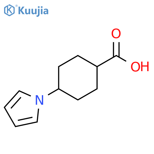 rac-cis-(1S,4S)-4-(1H-Pyrrol-1-yl)cyclohexane-1-carboxylic Acid structure