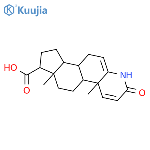 3-Oxo-4-aza-androst-1,5-diene-17-carboxylic Acid structure