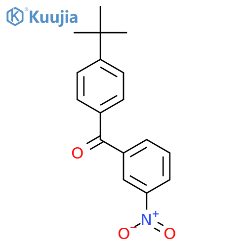 Methanone,[4-(1,1-dimethylethyl)phenyl](3-nitrophenyl)- structure