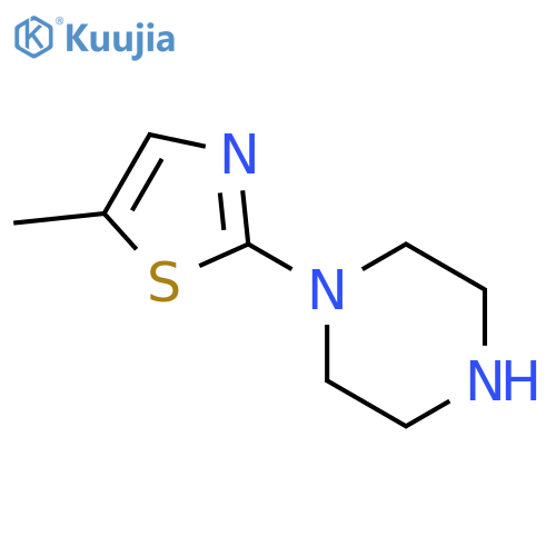 1-(5-methyl-1,3-thiazol-2-yl)piperazine structure
