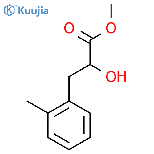 methyl 2-hydroxy-3-(2-methylphenyl)propanoate structure