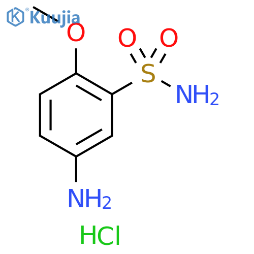 5-Amino-2-methoxybenzene-1-sulfonamide Hydrochloride structure