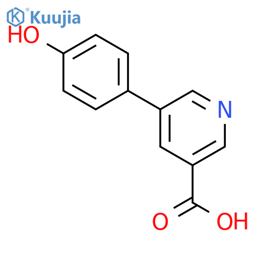 5-(4-Hydroxyphenyl)nicotinic acid structure