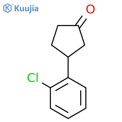 3-(2-Chlorophenyl)cyclopentanone structure