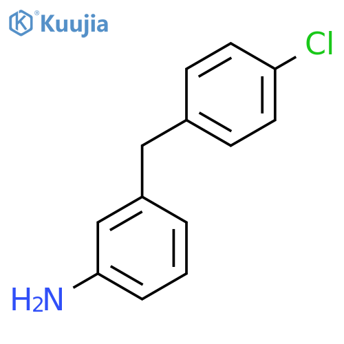 3-(4-chlorophenyl)methylaniline structure