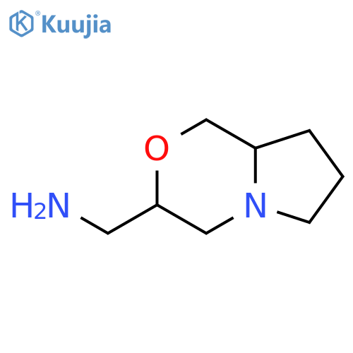 1-{hexahydro-1H-pyrrolo[2,1-c][1,4]oxazin-3-yl}methanamine structure