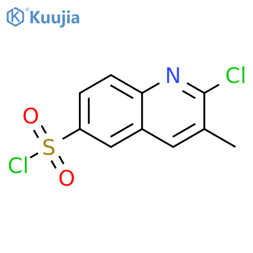 2-chloro-3-methylquinoline-6-sulfonyl chloride structure