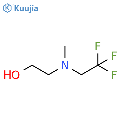 2-Methyl(2,2,2-trifluoroethyl)aminoethan-1-ol structure