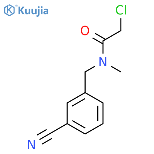2-Chloro-N-(3-cyano-benzyl)-N-methyl-acetamide structure