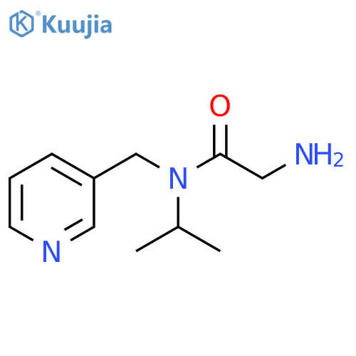 2-Amino-N-isopropyl-N-pyridin-3-ylmethyl-acetamide structure