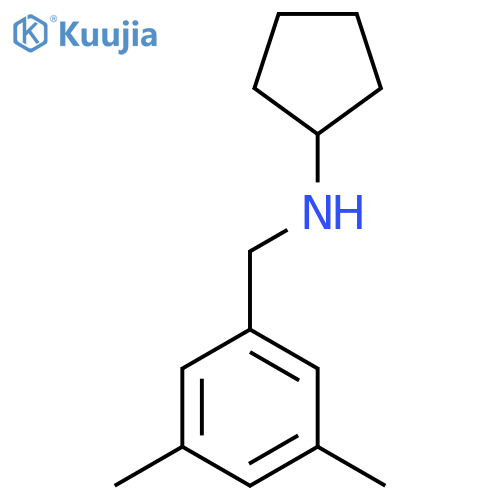 N-(3,5-dimethylphenyl)methylcyclopentanamine structure