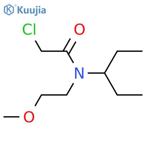 2-Chloro-N-(2-methoxyethyl)-N-(pentan-3-yl)acetamide structure