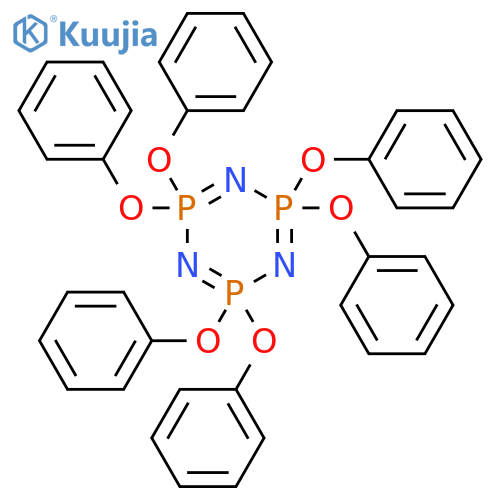 Hexaphenoxycyclotriphosphazene structure